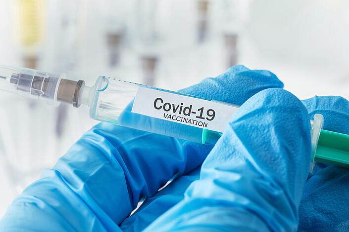 Abbildung eines Covid-19-Impfstoffs
